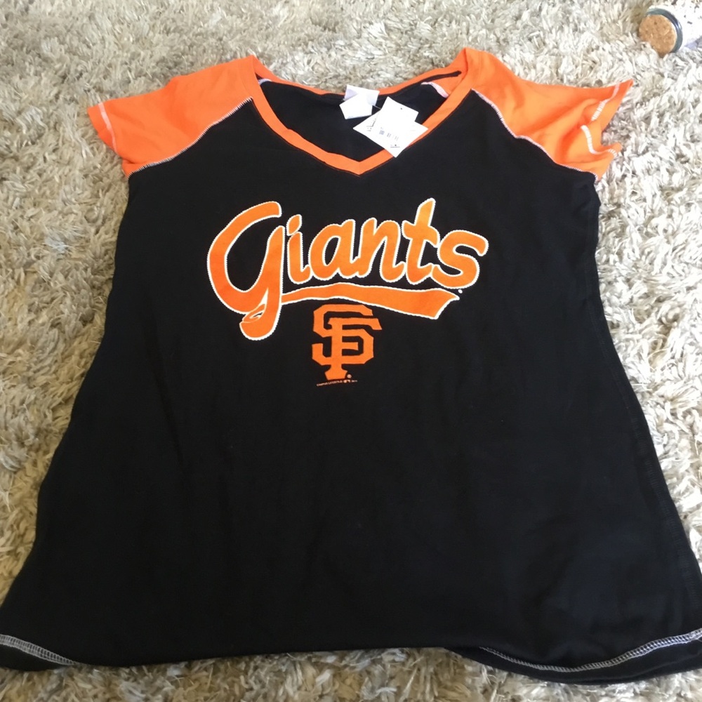 Sears Black & Orange 'Giants' Short Sleeve Tee